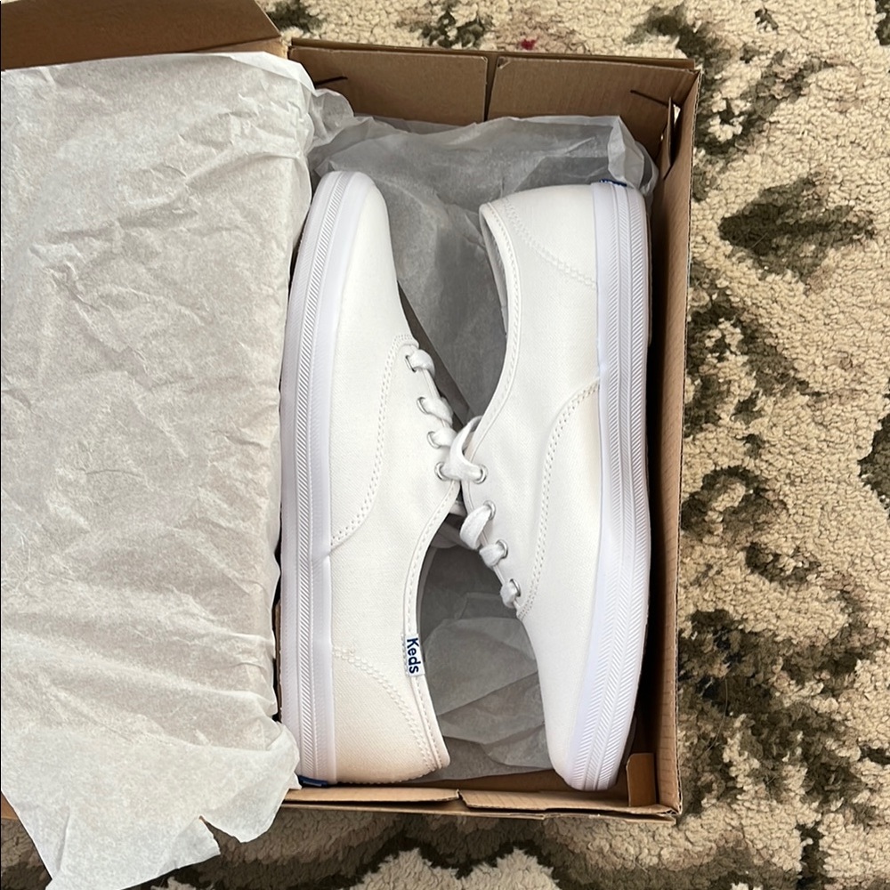 Keds White Canvas Sneakers